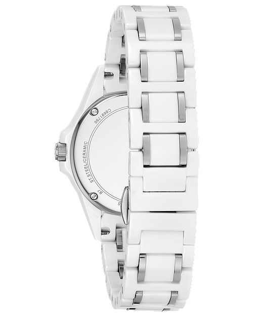 Bulova Marine Star Women's Diamond White Dial Watch | Bulova